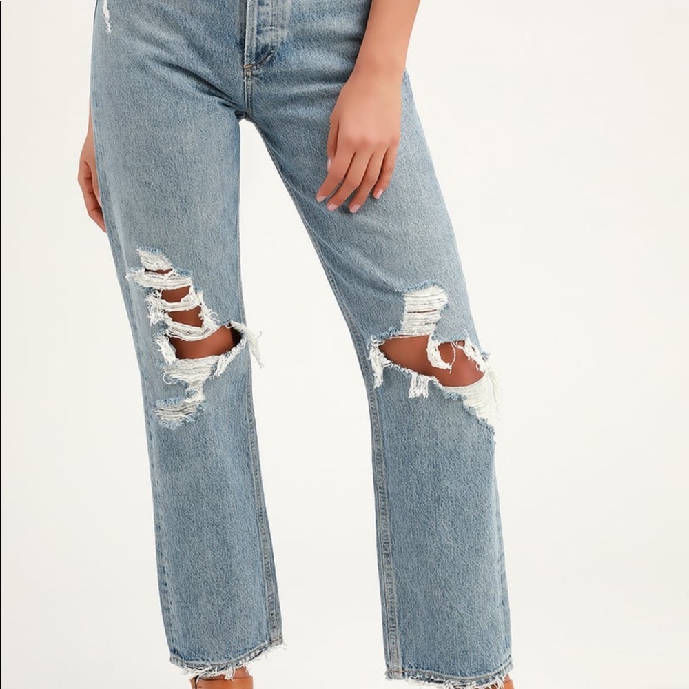AGOLDE 90'S MID RISE LOOSE FIT IN FALL OUT